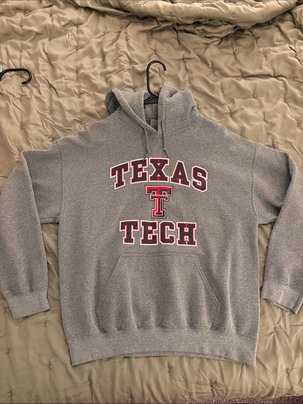 Men’s Texas Tech Hoodie- Grey